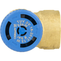 AFRISO Zawór bezpieczeństwa do zasobników c.w.u. MSW 6 bar Rp1/2" x Rp3/4" 42421